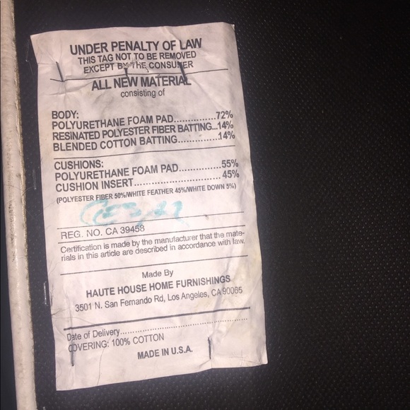 White Chanel leather ottoman with crystals - Picture 3 of 5